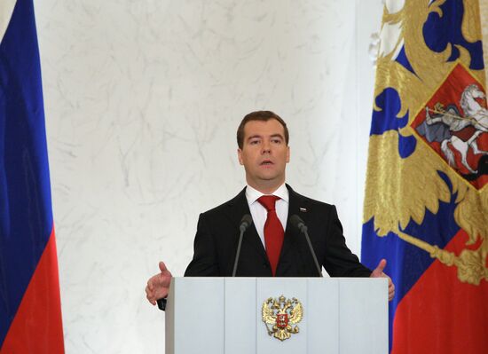 Russian president's state of the nation address