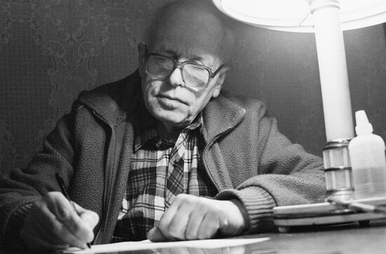 Dissident human rights activist Andrei Sakharov