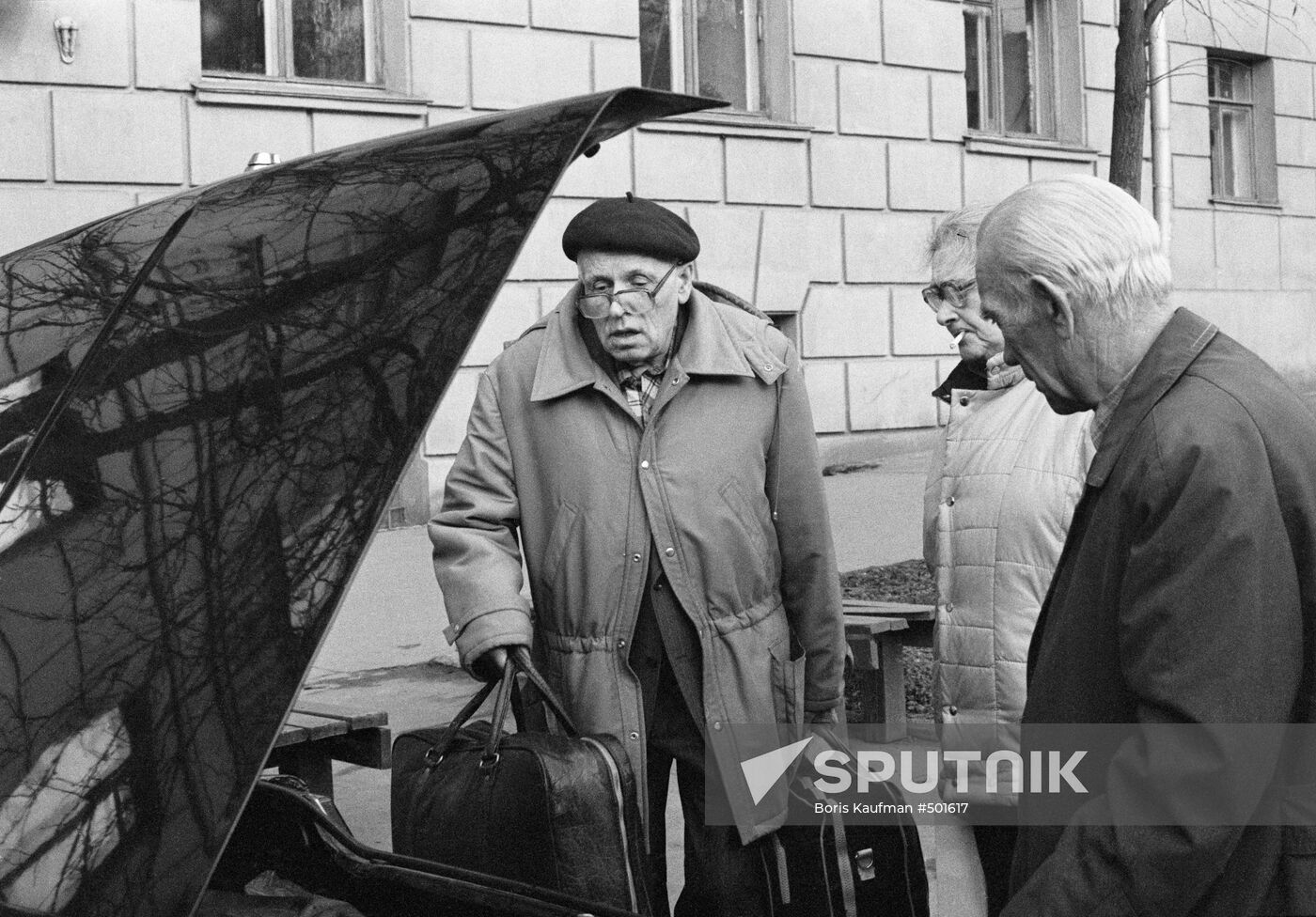 Dissident human rights activist Andrei Sakharov