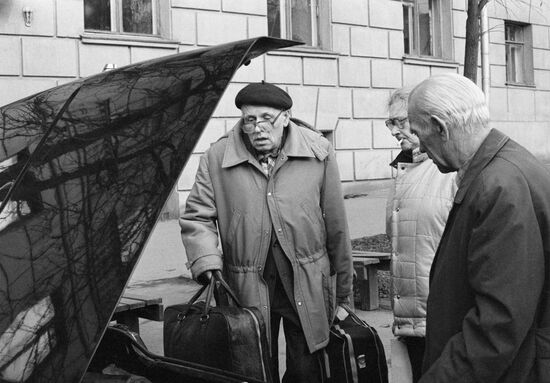 Dissident human rights activist Andrei Sakharov