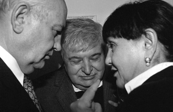 Mikhail Gorbachev, Gavriil Popov, Irina Andreyeva