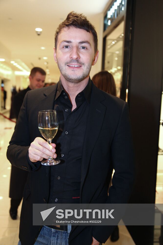 Vladimir Shirokov attends Chanel boutique opening