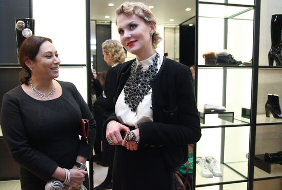 Renata Litvinova attends Chanel boutique opening