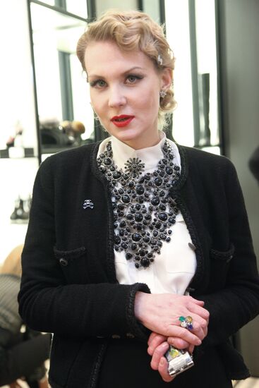 Renata Litvinova attends Chanel boutique opening