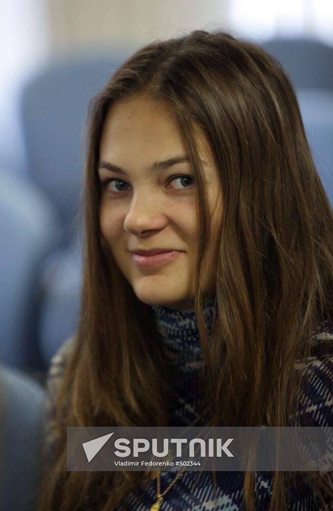 Russian Olympic team candidate's card issue ceremony