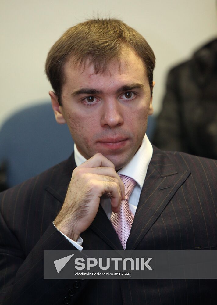 Russian Olympic team candidate's card issue ceremony