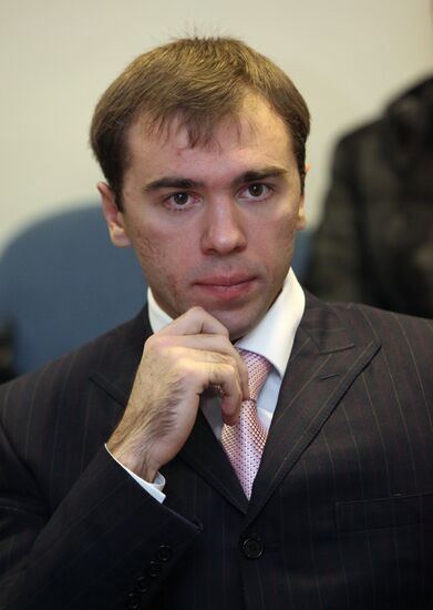Russian Olympic team candidate's card issue ceremony