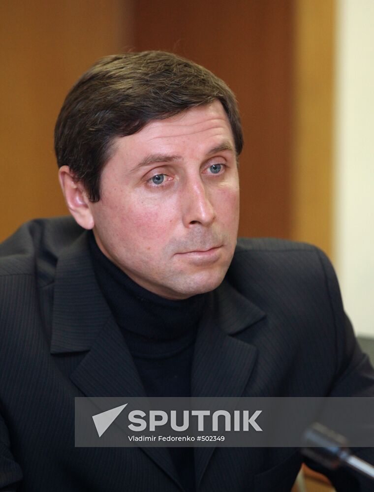 Russian Olympic team candidate's card issue ceremony