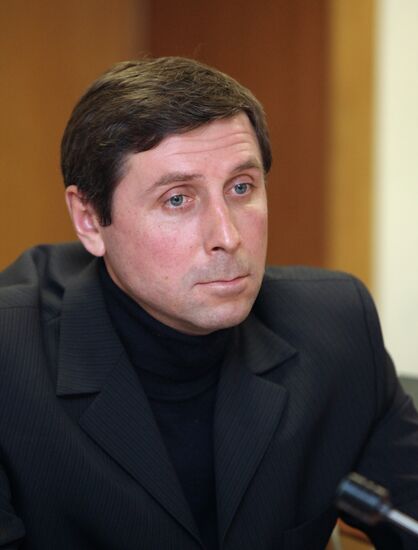 Russian Olympic team candidate's card issue ceremony