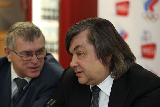 Russian Olympic team candidate's card issue ceremony