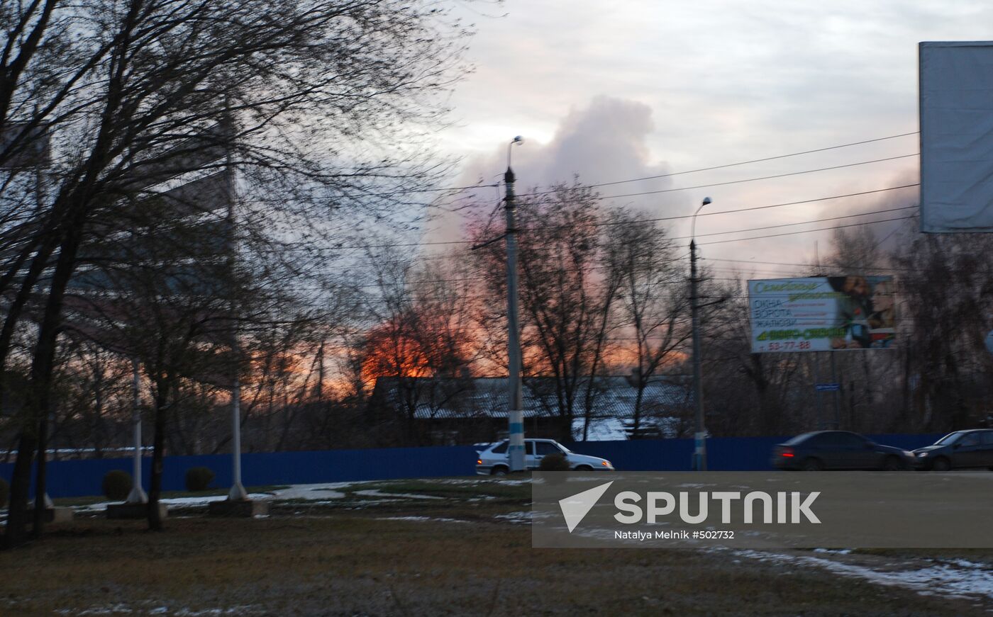 Arms depot blasts in Ulyanovsk Region