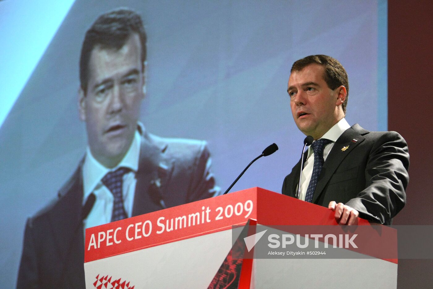 Dmitry Medvedev during APEC summit