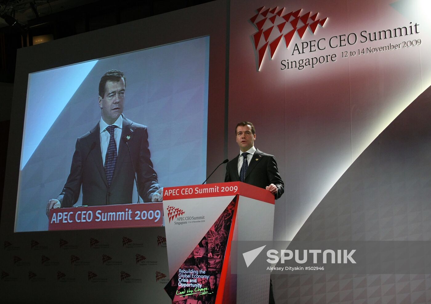 Dmitry Medvedev during APEC summit