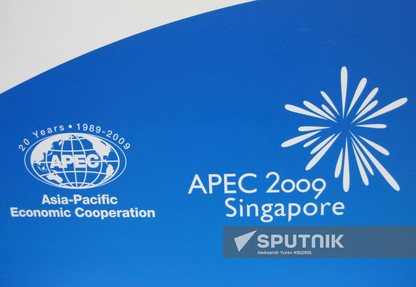 Logo of XVII APEC summit in Singapore