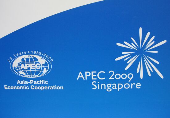 Logo of XVII APEC summit in Singapore