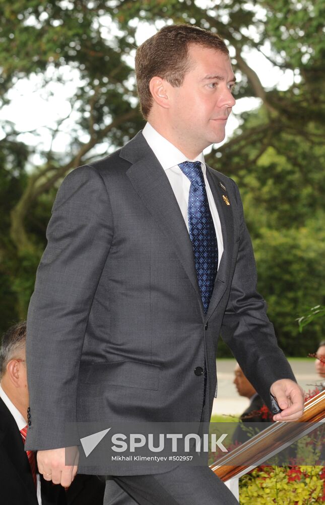 Dmitry Medvedev during APEC summit