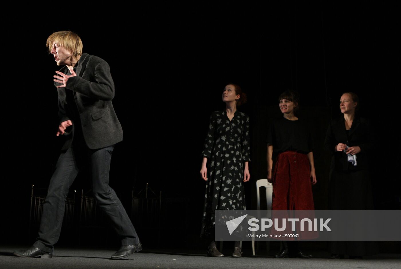 Rehearsal of "Idiot directed by Eimuntas Nekrošius