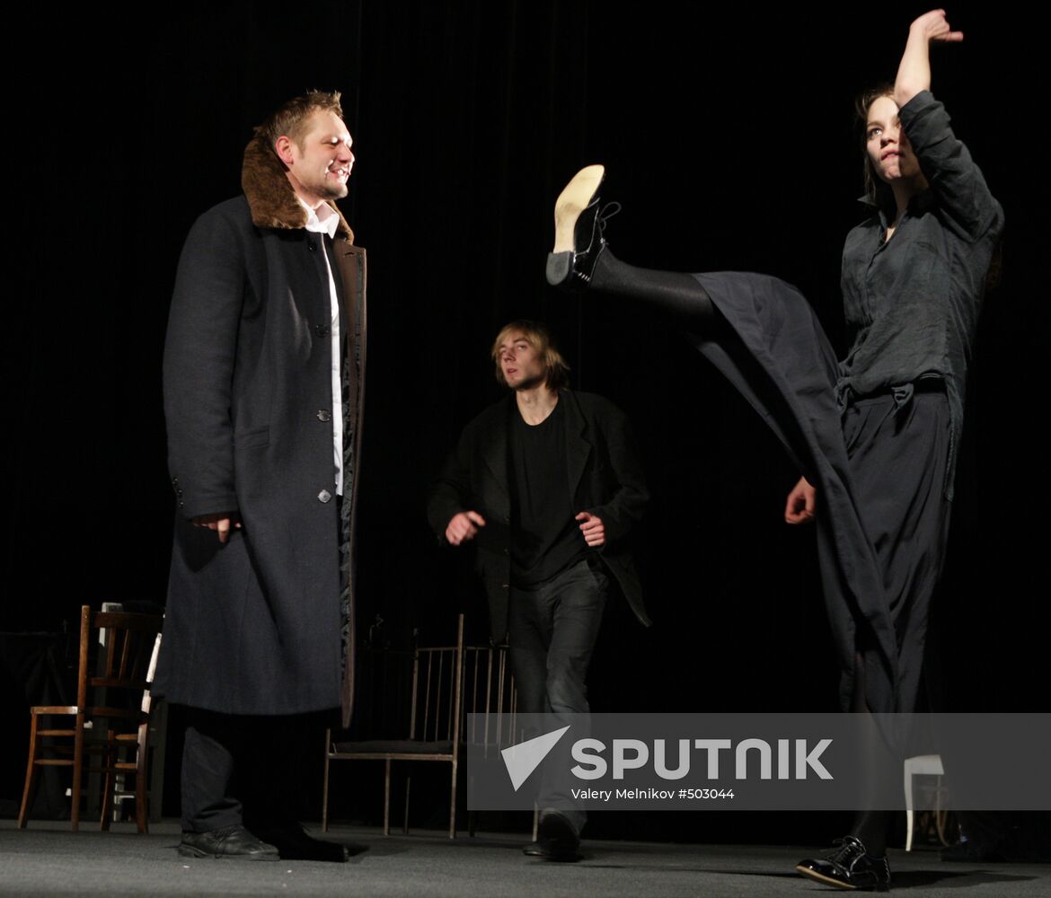 Rehearsal of "Idiot directed by Eimuntas Nekrošius