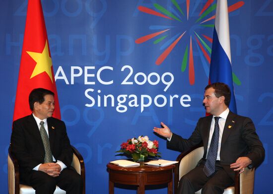 Dmitry Medvedev attends APEC summit