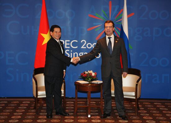 Dmitry Medvedev attends APEC summit