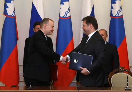 Russia, Slovenia sign South Stream gas pipeline deal