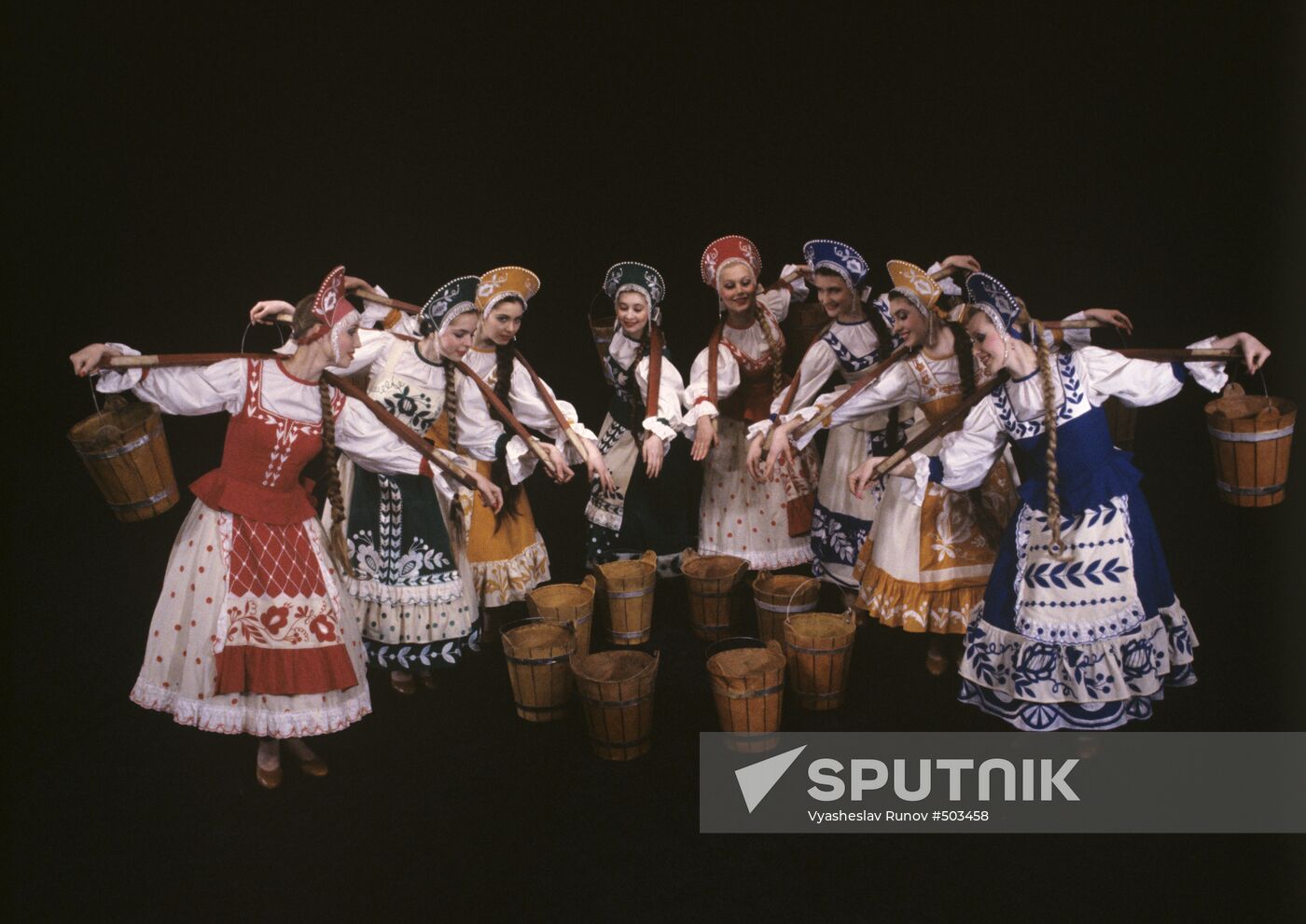 Russian State Folk Dance Group members