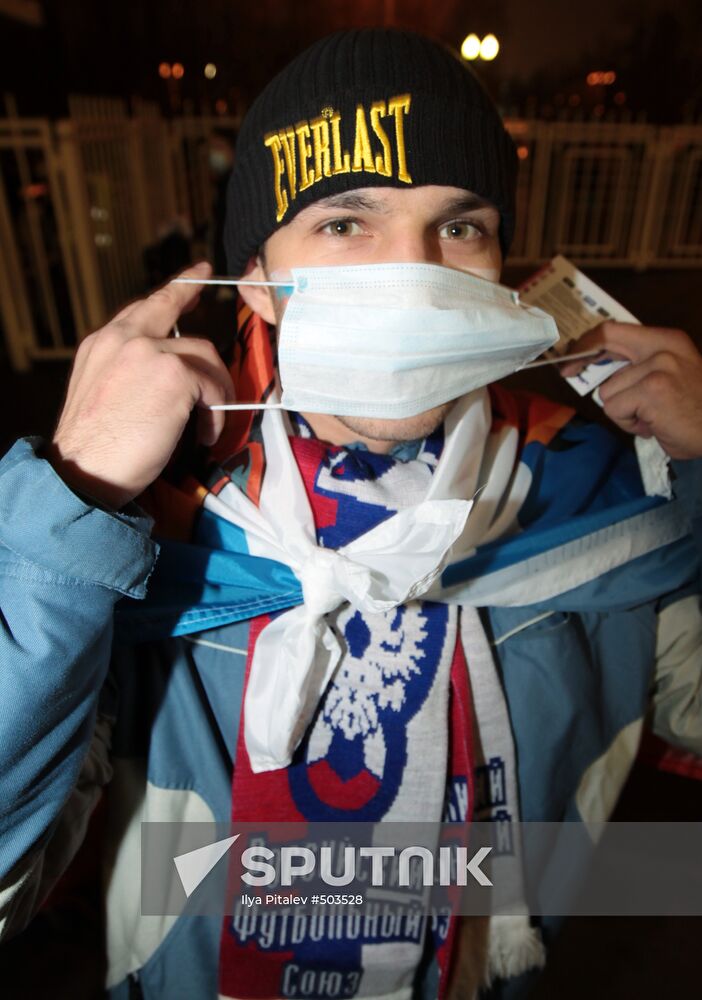 Russian football fans