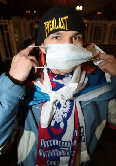 Russian football fans
