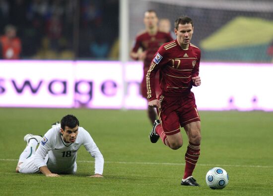 Russia vs. Slovenia 2010 World Cup qualifier playoff