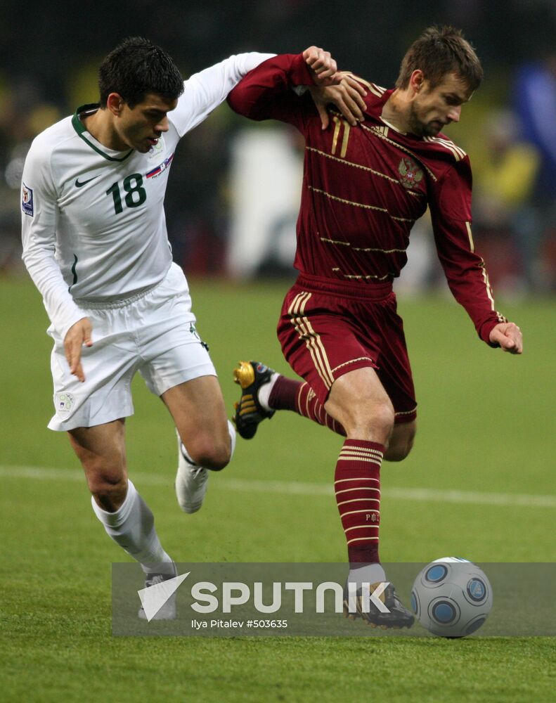 Russia vs. Slovenia 2010 World Cup qualifier playoff