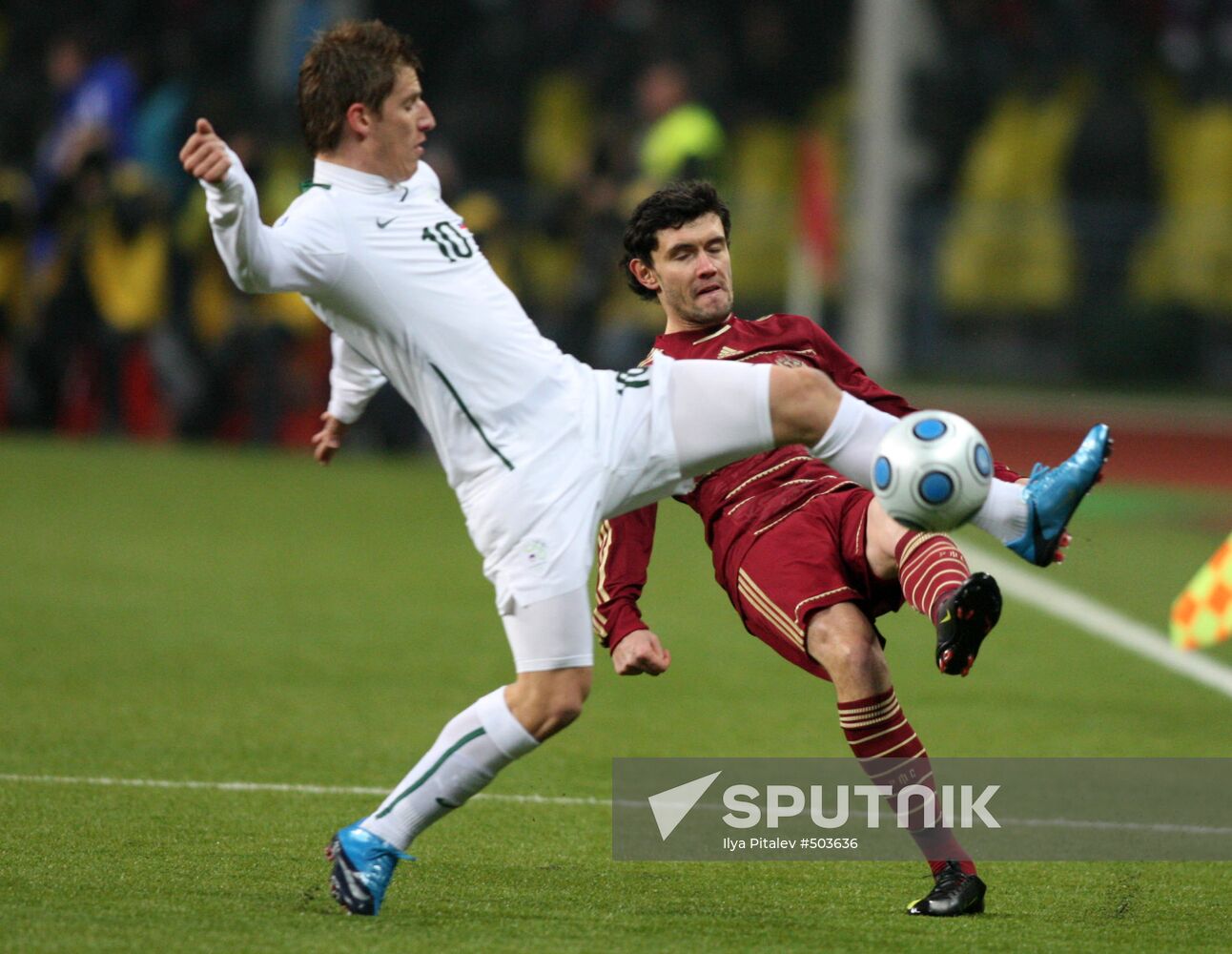 Russia vs. Slovenia 2010 World Cup qualifier playoff