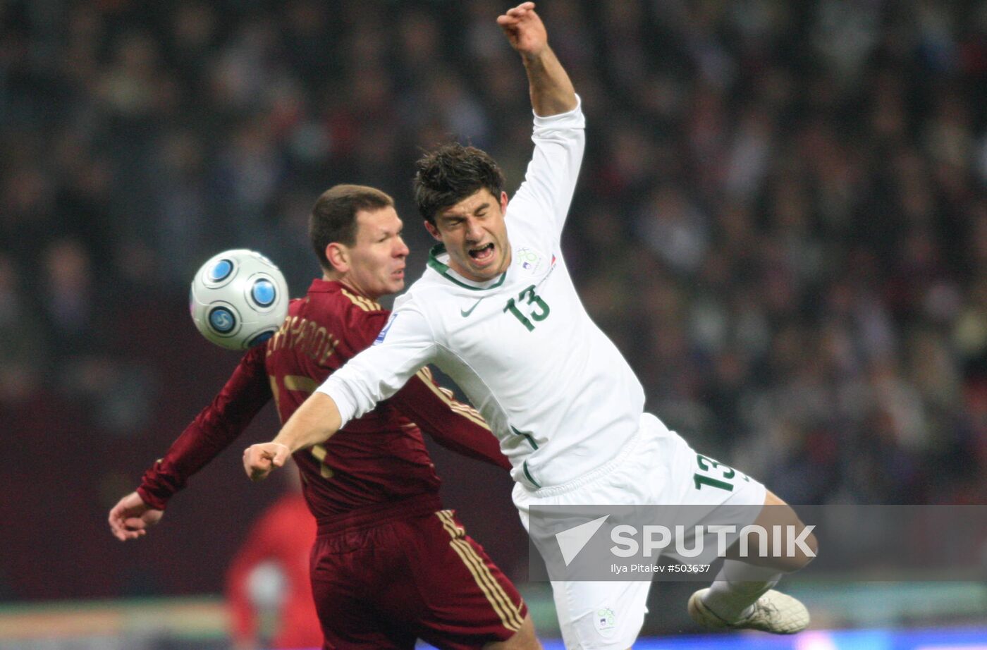 Russia vs. Slovenia 2010 World Cup qualifier playoff