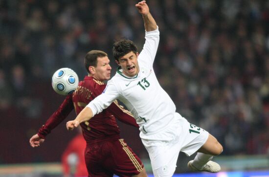 Russia vs. Slovenia 2010 World Cup qualifier playoff