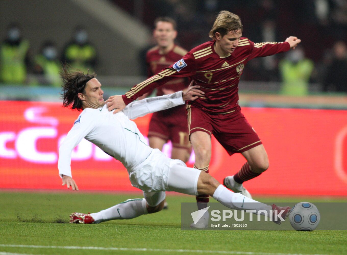 Russia vs. Slovenia 2010 World Cup qualifier playoff