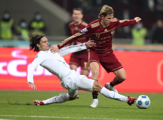 Russia vs. Slovenia 2010 World Cup qualifier playoff