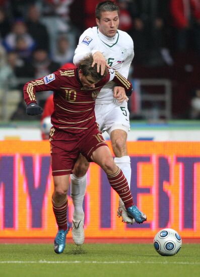 Russia vs. Slovenia 2010 World Cup qualifier playoff