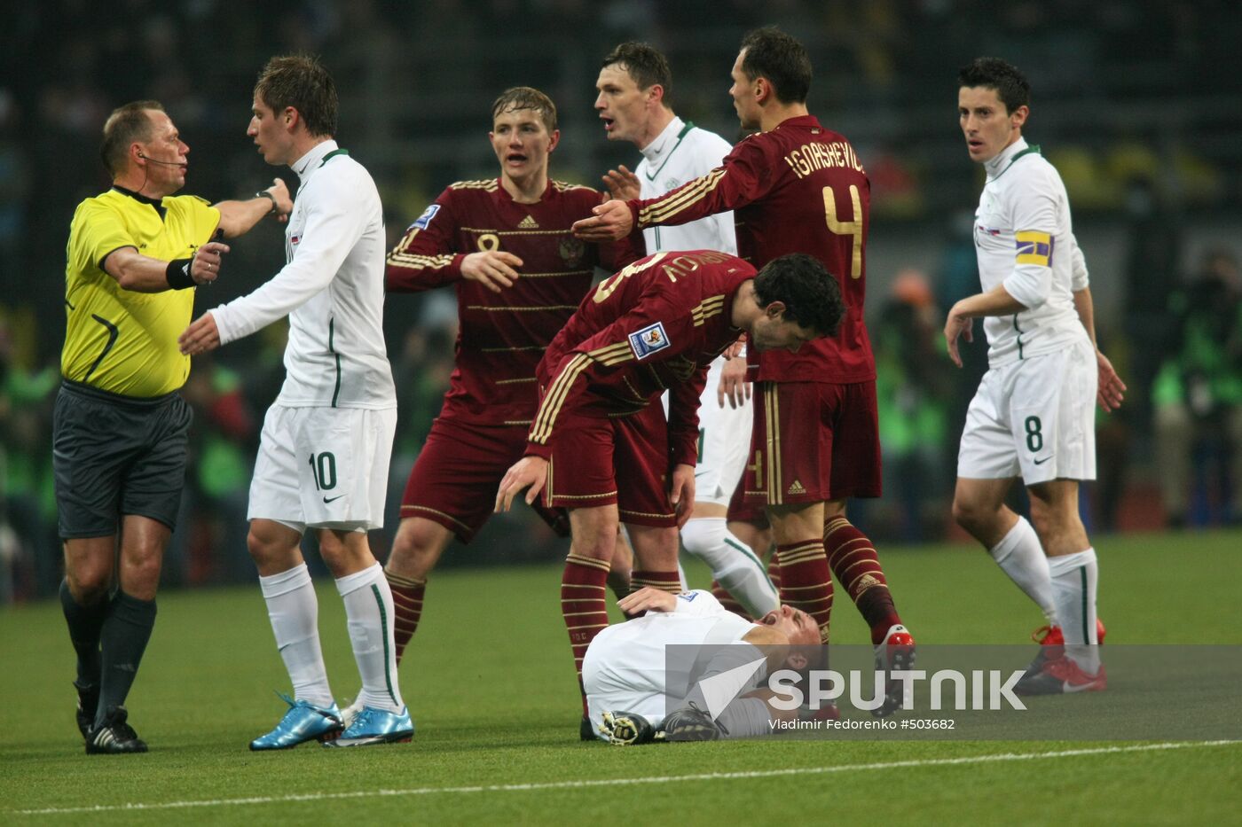 Russia vs. Slovenia 2010 World Cup qualifier playoff