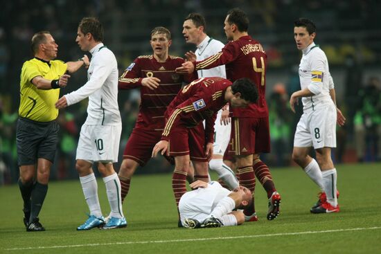 Russia vs. Slovenia 2010 World Cup qualifier playoff