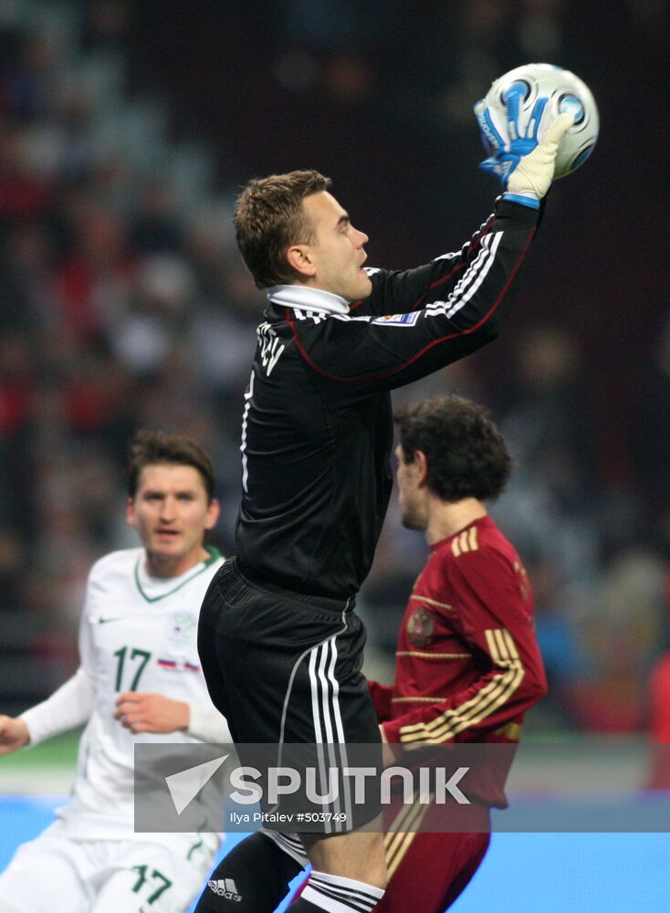 Russia vs. Slovenia 2010 World Cup qualifier playoff