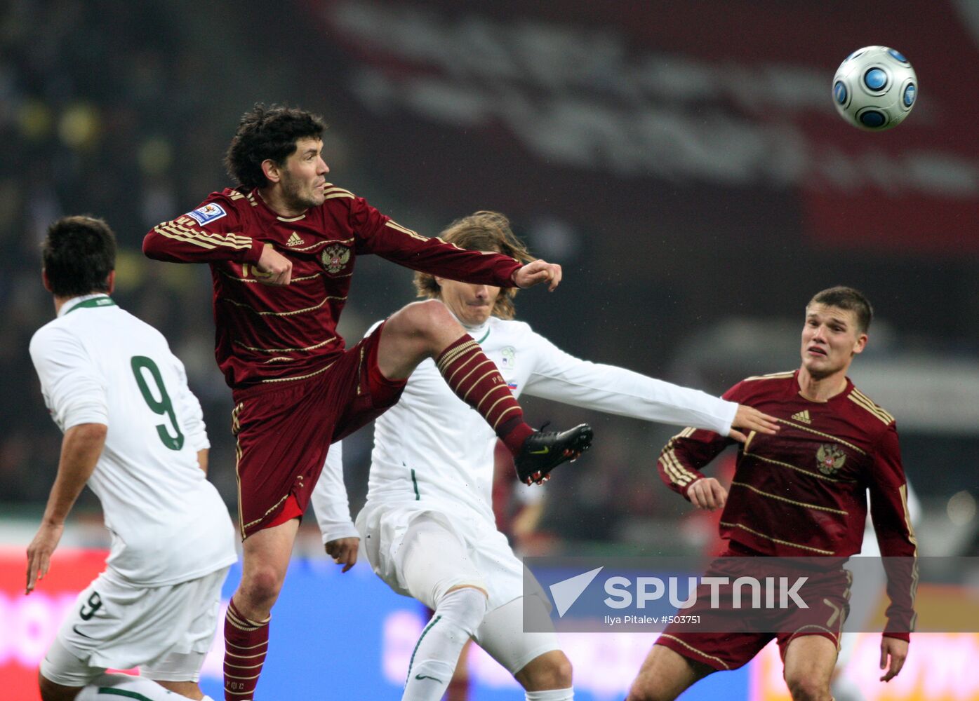 Russia vs. Slovenia 2010 World Cup qualifier playoff