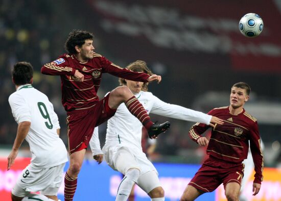 Russia vs. Slovenia 2010 World Cup qualifier playoff
