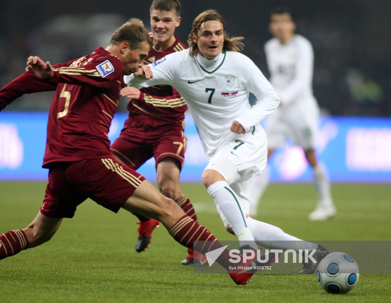 Russia vs. Slovenia 2010 World Cup qualifier playoff