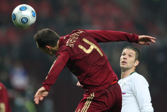 Russia vs. Slovenia 2010 World Cup qualifier playoff