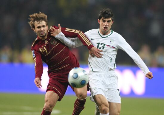 Russia vs. Slovenia 2010 World Cup qualifier playoff