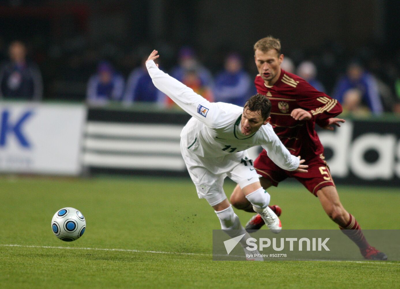 Russia vs. Slovenia 2010 World Cup qualifier playoff