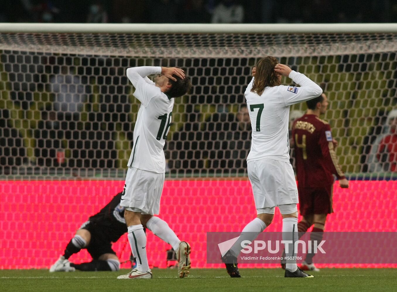 Russia vs. Slovenia 2010 World Cup qualifier playoff