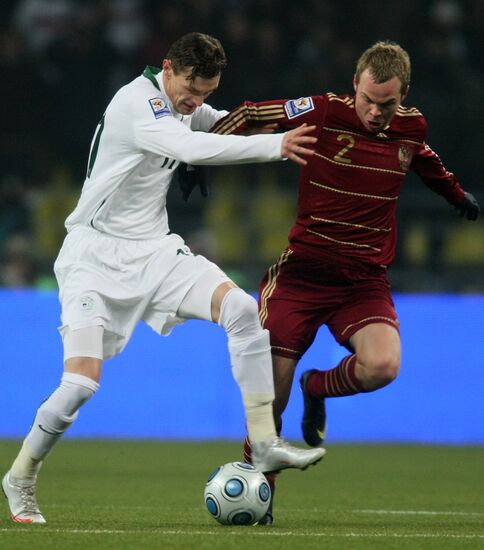 Russia vs. Slovenia 2010 World Cup qualifier playoff