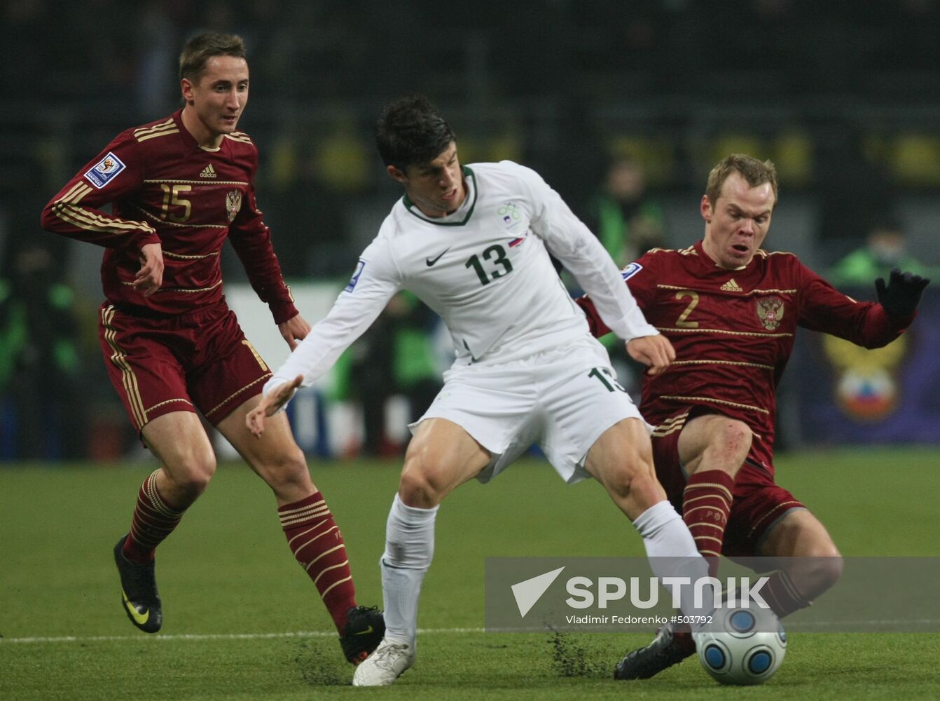 Russia vs. Slovenia 2010 World Cup qualifier playoff