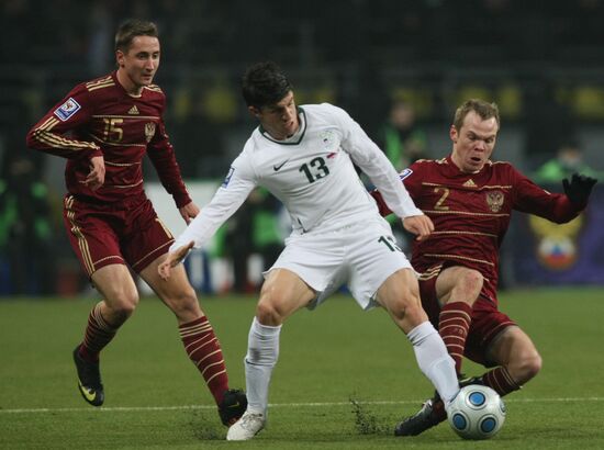 Russia vs. Slovenia 2010 World Cup qualifier playoff