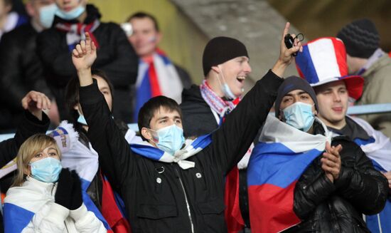 Russian football fans